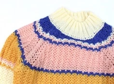 Name It buttercream loose turtleneck striktrøje